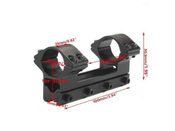 One piece 25.4mm 1″ High Profile Dovetail Scope Mount