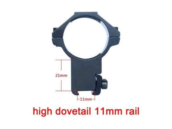 thumbnail image 2 of 2X Universal Scope Mounts – 11mm/20mm Dovetail, Hi/Low/Med Options, Fits 25mm-30mm Rings 2 of 6