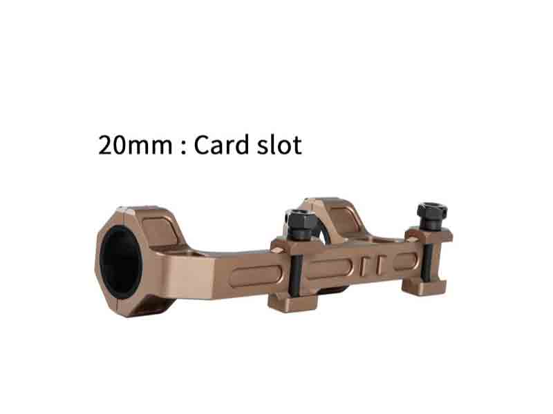 T-EAGLE 5027S One piece 25.4mm30mm Rifle scope mount 20mm Picatinny Rail Weaver – TAN