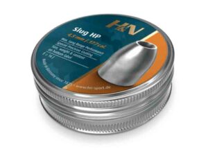 thumbnail interactive-video image 1 of H&N Slug HP .22 Caliber (5.5mm) Hollow Point Airgun Pellets – 200 Count, Made In Germany 1 of 3